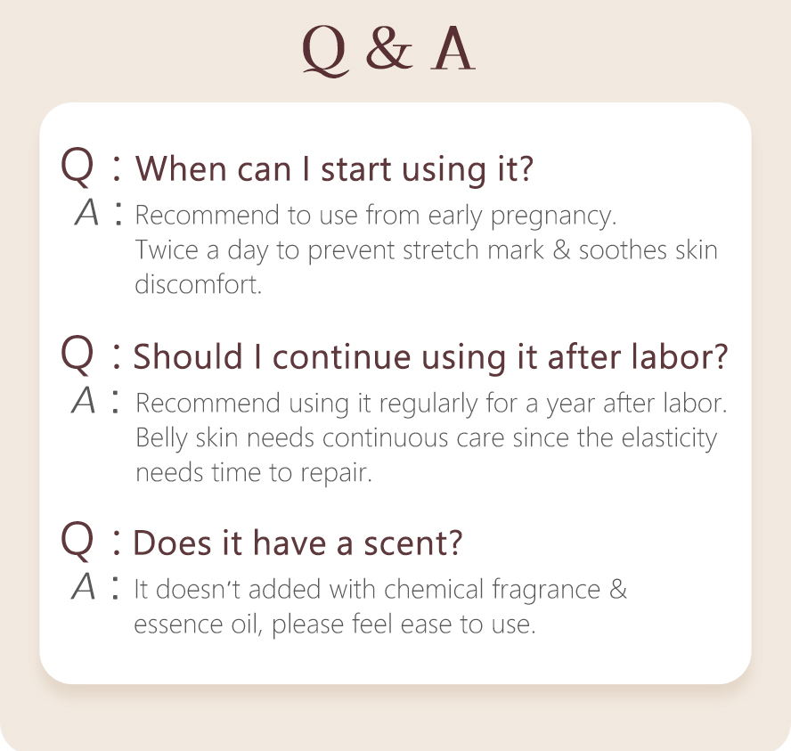 BHK's PregMommy Stretch Mark Cream can be used after giving birth for skin repairment and it doesn't added with any chemical fragrance or essential oil.
