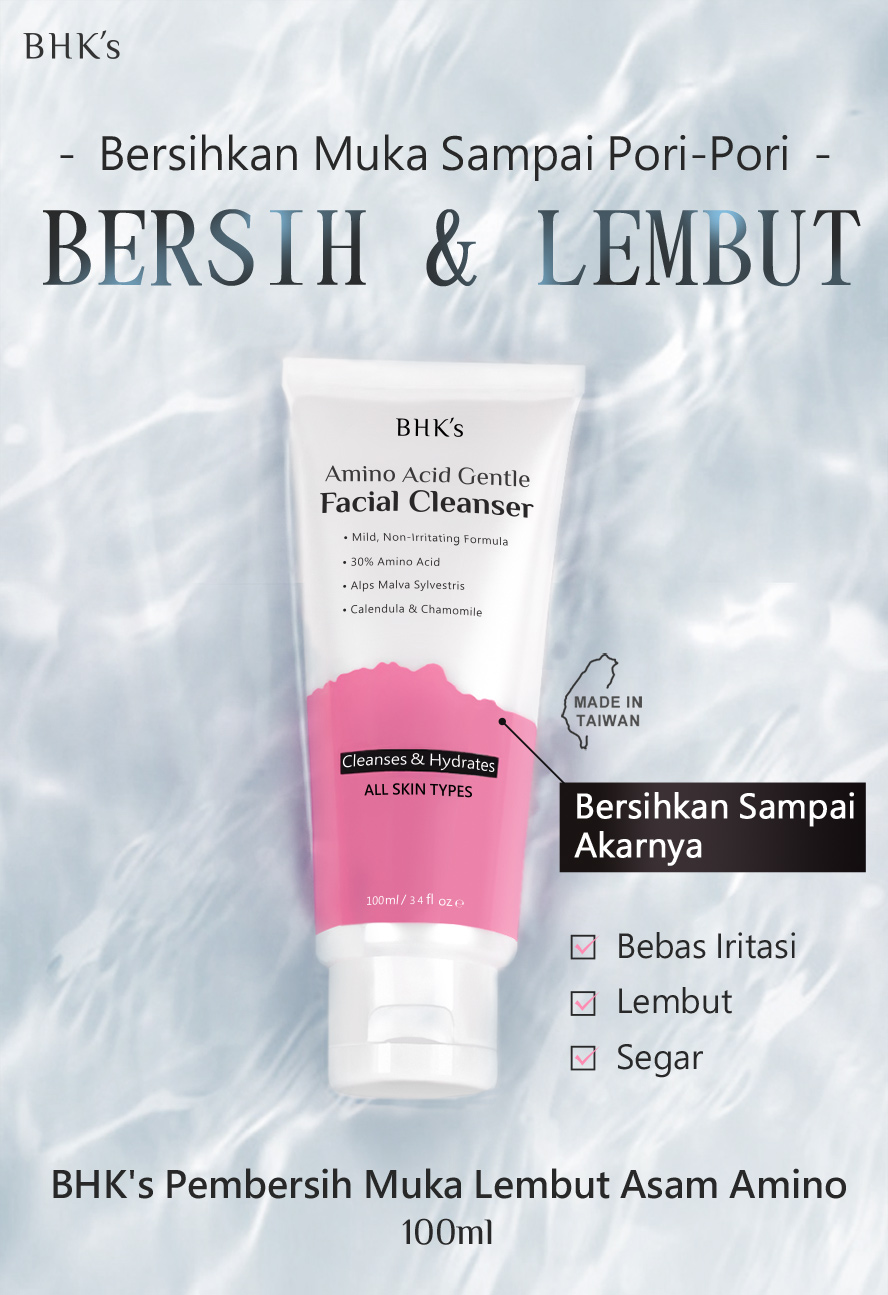 Bhks Amino Acid Gentle Facial Cleanser Lembut Dan Bebas Bahan Iritasi