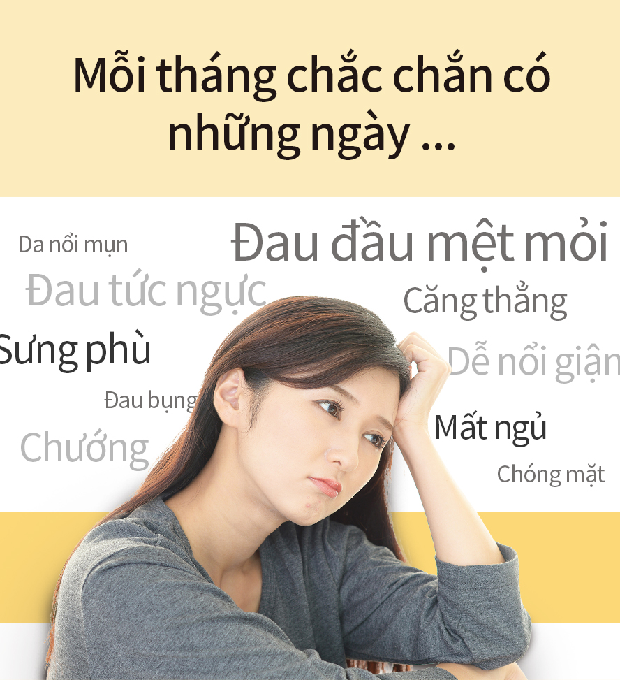 Được dược sĩ giới thiệu ,hỗ trợ cải thiện những triệu chứng khó chịu trước và sau kỳ kinh