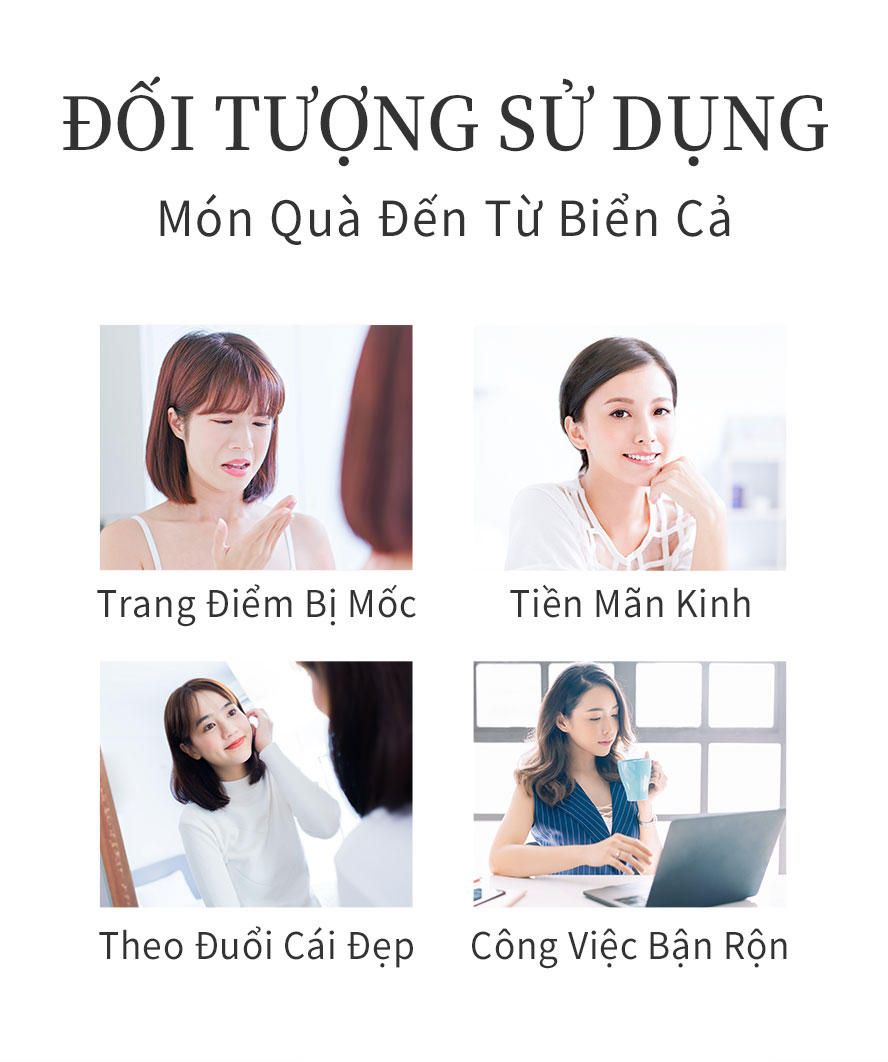 thích hợp cho những người hay bị trôi lớp trang điểm, trên 30 tuổi, muốn có một làn da đẹp nhưng không có thời gian dưỡng da 