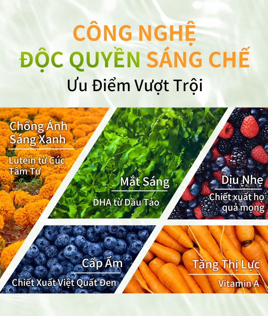 Công thức độc quyền bảo vệ đôi mắt của bạn