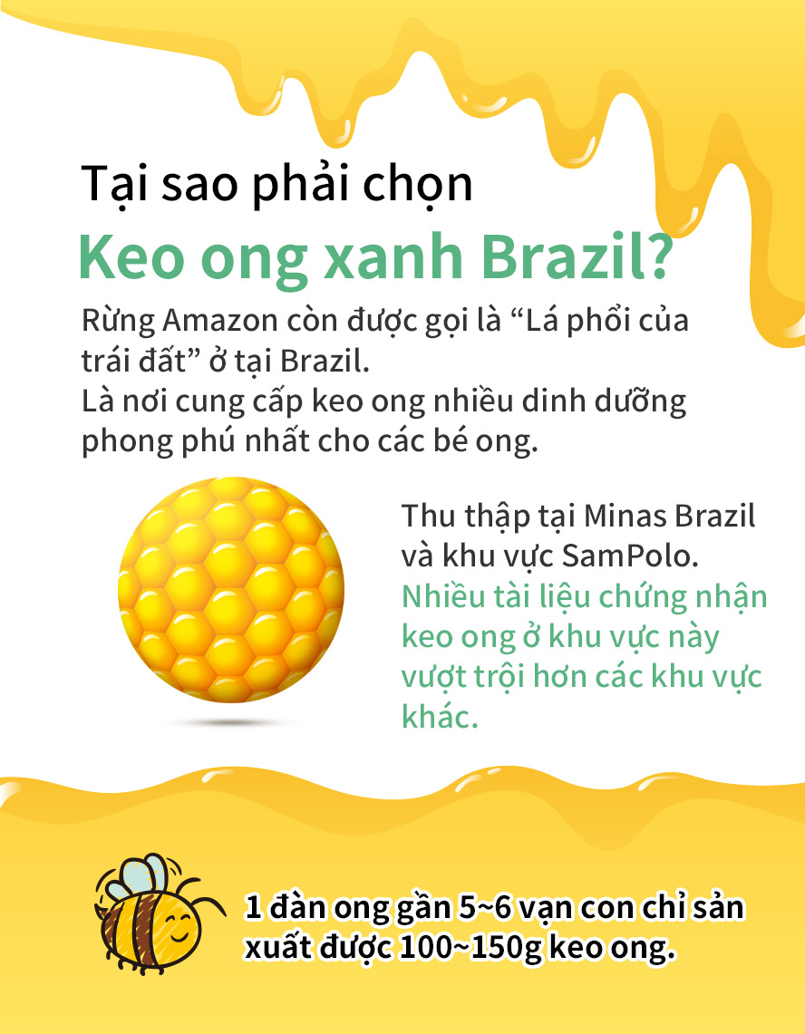 sử dụng keo ong Brazil được nhiều bài viết công nhận tốt hơn nhiều các loại keo ong khác