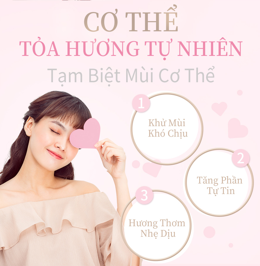 không cần dùng nước hoa vẫn thơm ngát, tăng cường trao đổi chất, khử mùi hiệu quả, cải thiện sinh thái vi khuẩn flora