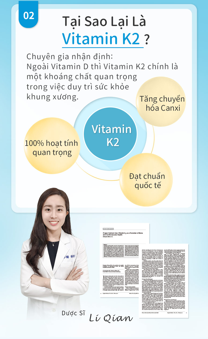 theo nghiên cứu, nếu các thực phẩm chức năng bổ sung canxi có thêm vitamin K2 và D sẽ có công dụng lưu giữ canxi