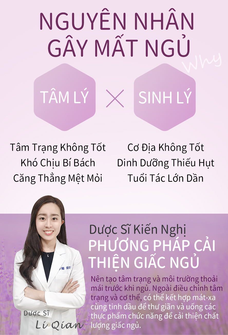 dược sĩ khuyến cáo nên sử dụng combo này để nâng cao chất lượng giấc ngủ