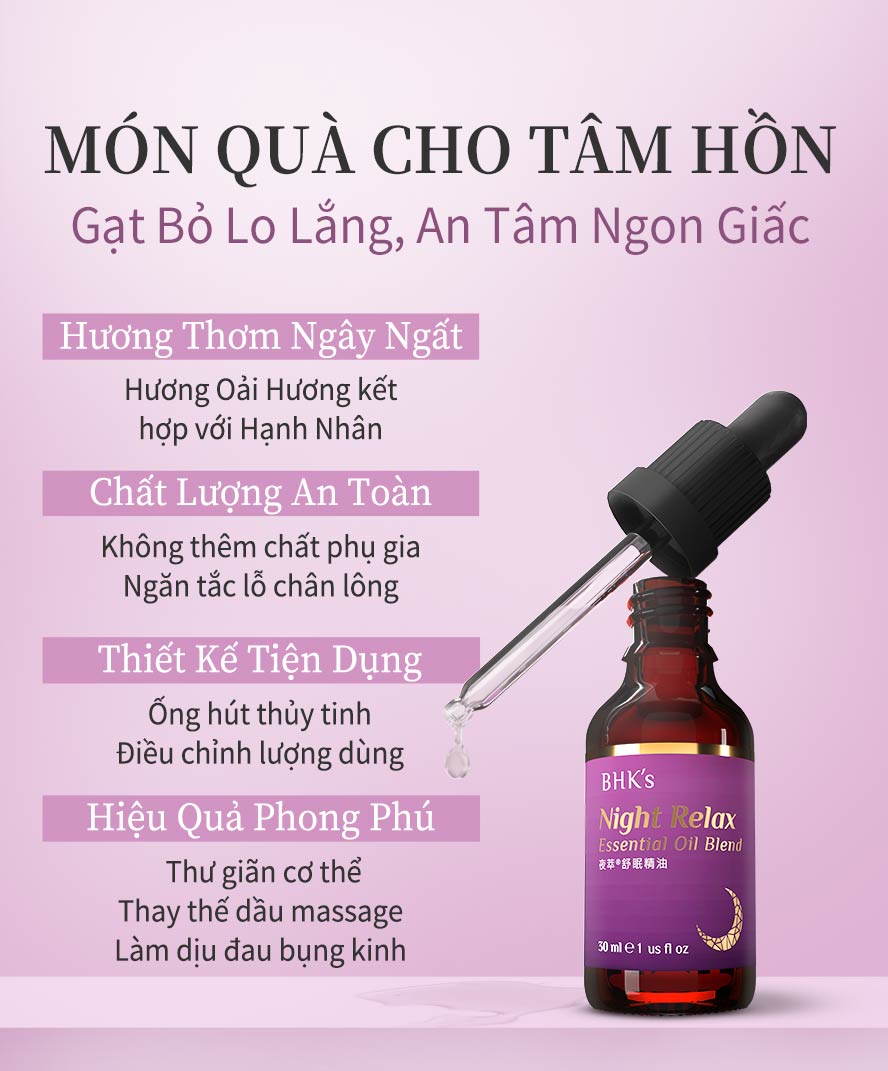 tinh dầu chất lượng tốt có thể cân bằng tâm trạng, giảm áp lực, giúp cơ thể khỏe hơn, không làm tắc nghẽn lỗ chân lông, thiết kế dạng ống bơm dễ dàng sử dụng, có thể làm dịu các vấn đề phụ khoa, kết hợp mát xa thư giãn cơ, đạt được tâm trạng và cơ thể đều thoải mái