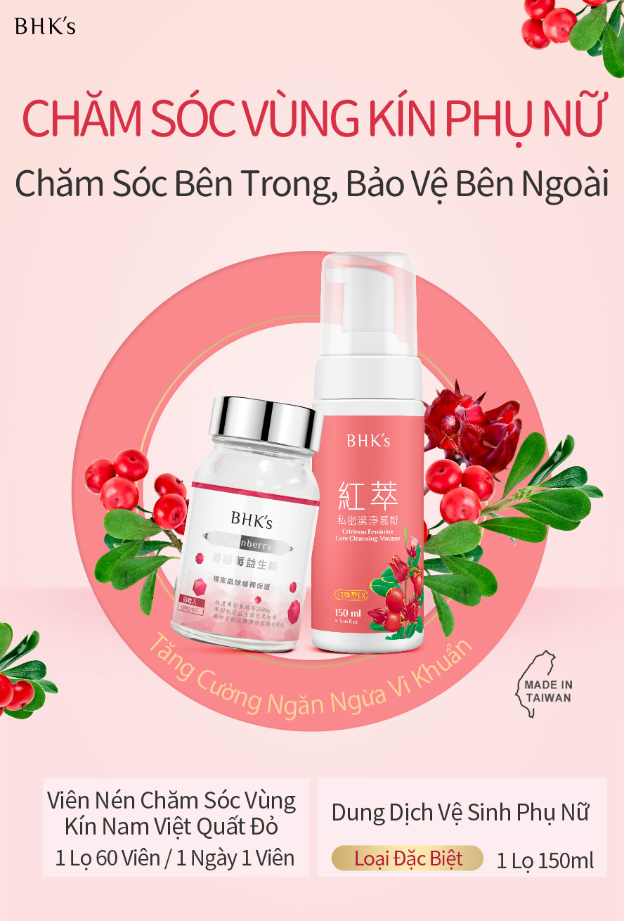 bảo vệ vùng kín hai lớp, ngăn ngừa vi khuẩn trong thời gian dài, se khít vùng kín